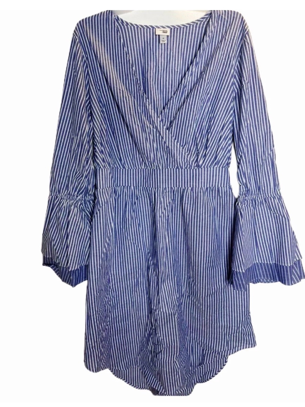 andeawy Medium Blue Striped Dress